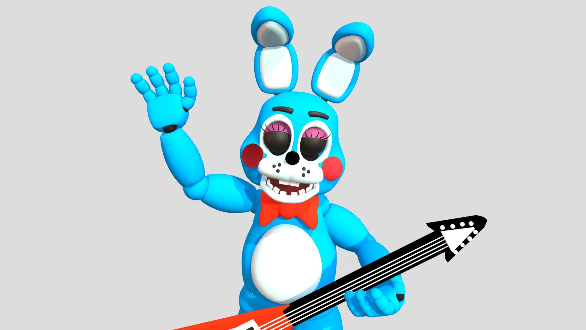 ArtStation - [FNAF] Stylized Toy Bonnie model