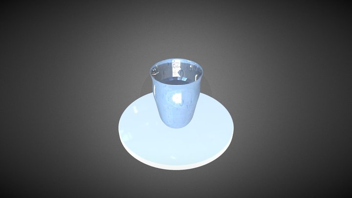 Glass Of Water FBX 3D Model
