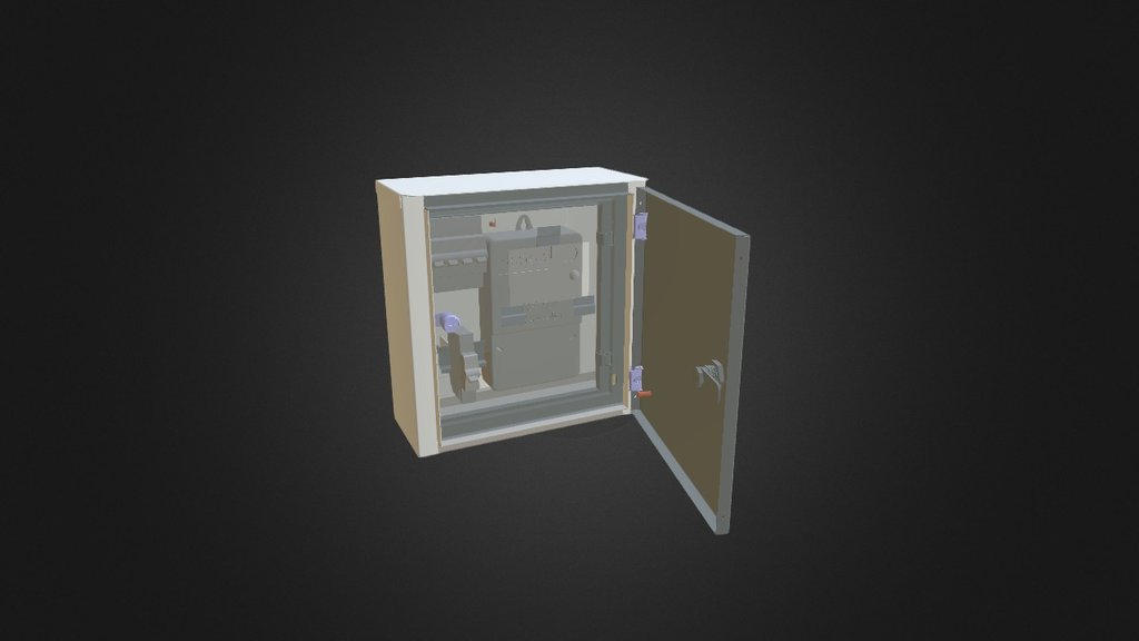 Iek-100 00 00 000 шкаф 1 сч - 3D model by delinskyvladimir [c7dc478 ...