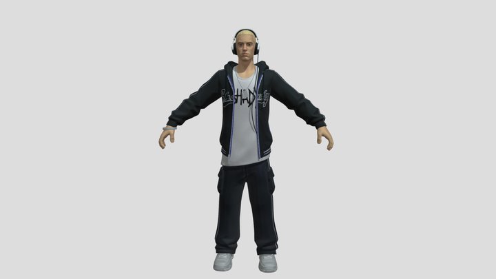 Slim Shady - Fortnite Skin 3D Model