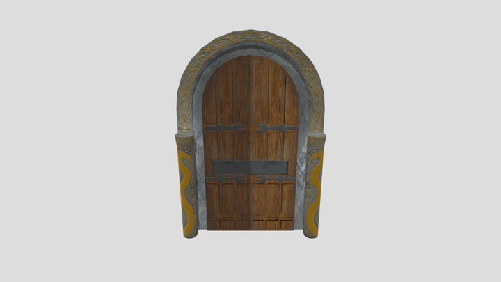 Door and Archway 3D Model