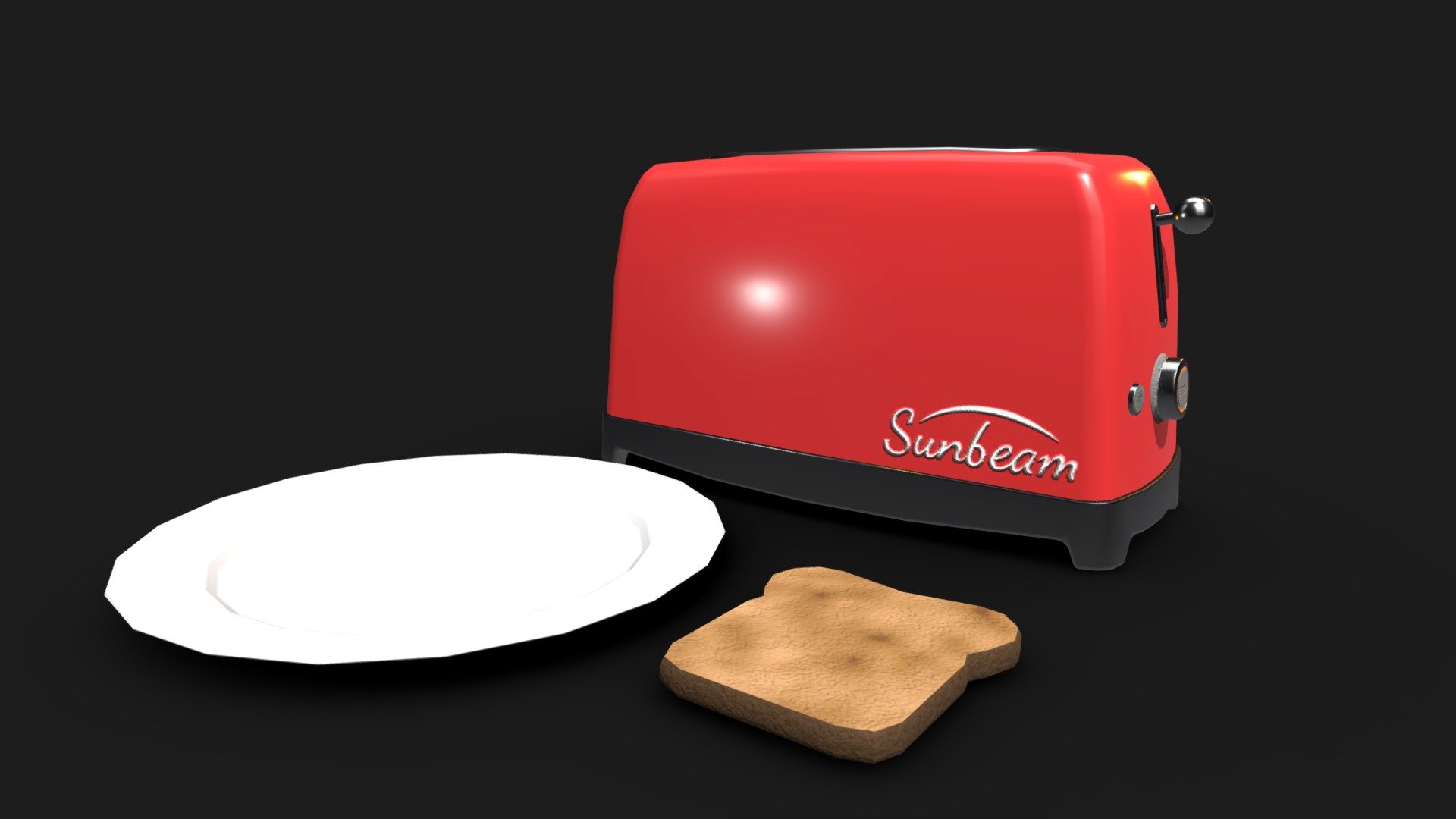 New Toaster Download Free 3D model by LACooper [c7e019c] Sketchfab