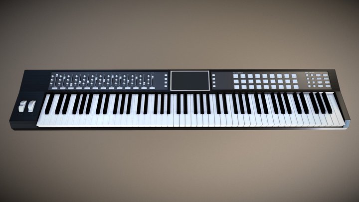 REALTIME - Synth / Keyboard 3D Model