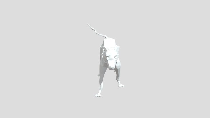 3d model of a Dog 3D Model