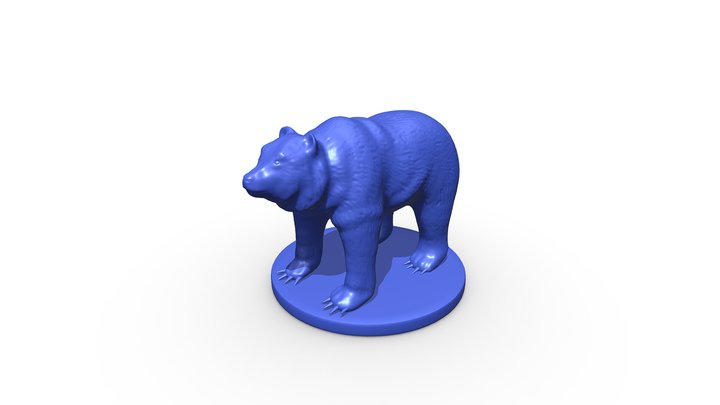 Wild Animal Bear 3D Model