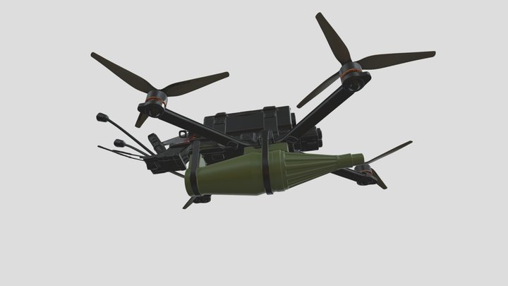 드론 3D Model