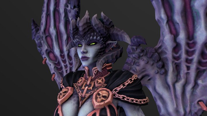 Lilith - Darksiders - Rigged 3D Model