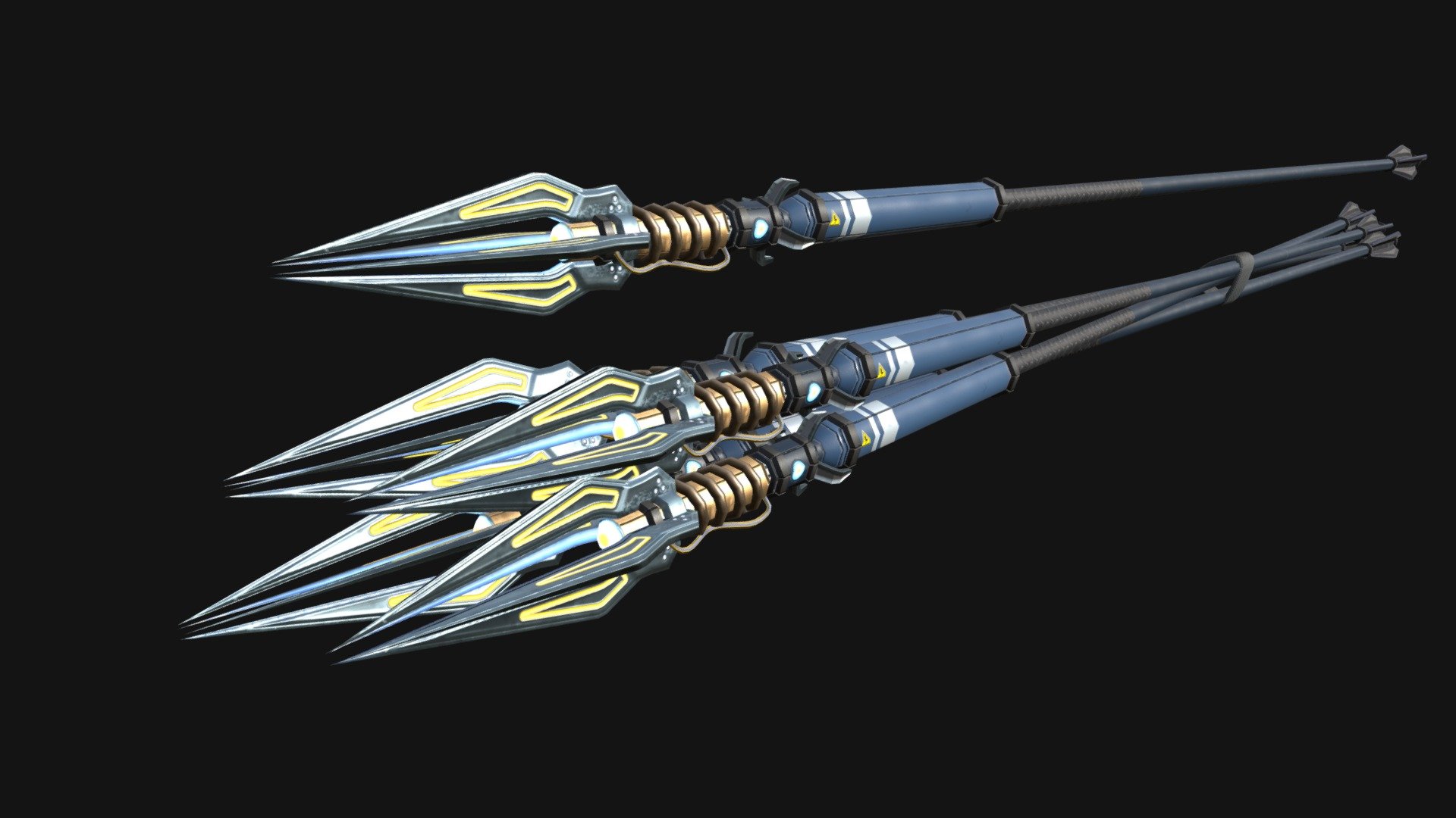 Sci-Fi Electric Arrows - Buy Royalty Free 3D model by Clockwork ...