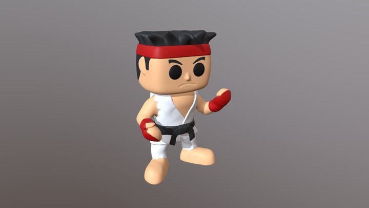 Ryu ( Street Fighter ) 3D Model