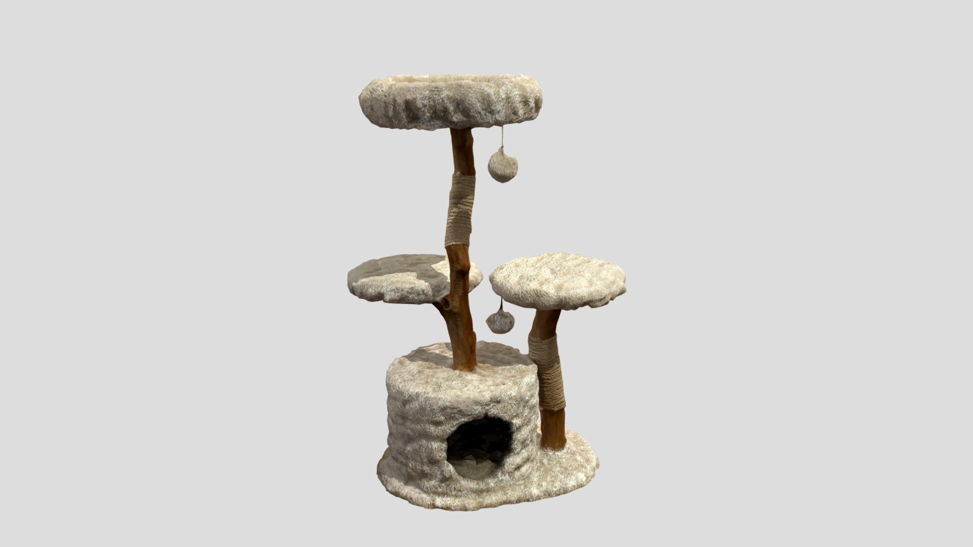 Chewy Custom Cat Tree 3D model by Rene Rabbitt (renerabbitt