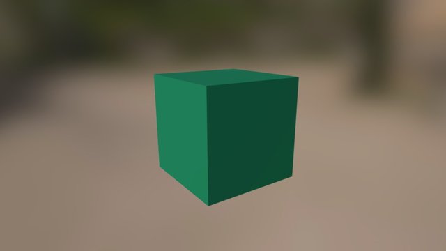 立方体 3D Model