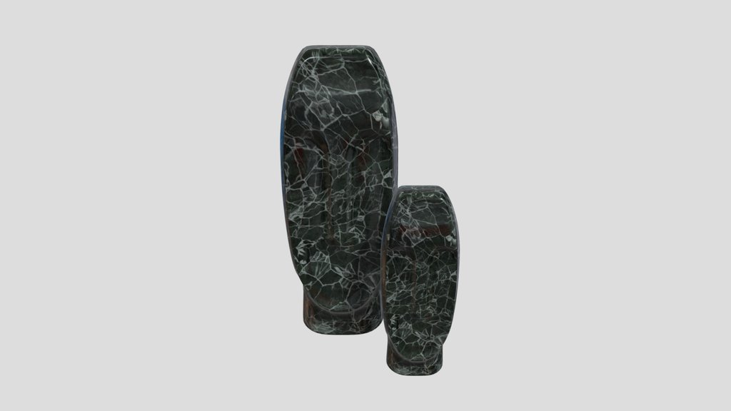 Marble Face Sculpture