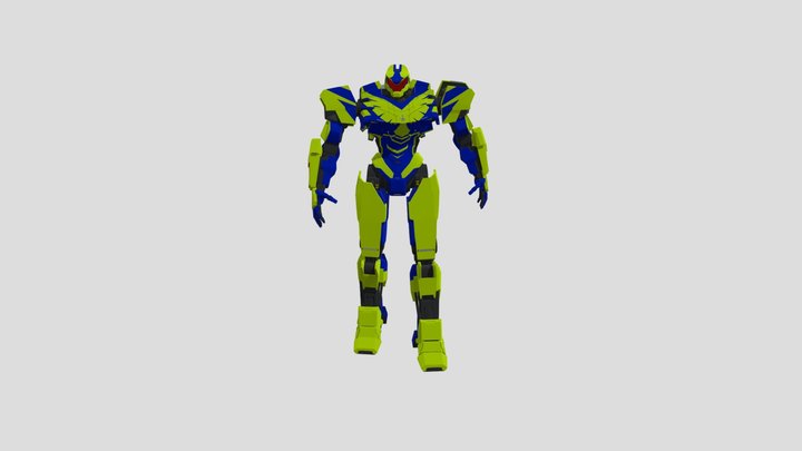 Atlas destroyer with walking anim 3D Model