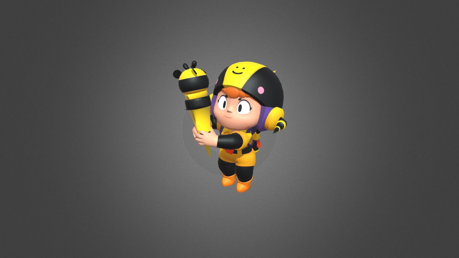 Animated Wesp Bea Brawl Stars - 3D model by Onilak24 (@Onilak) [c7e8830] -  Sketchfab