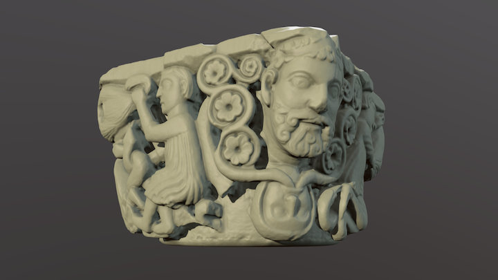 Capitello Museo S. Matteo 3D Model