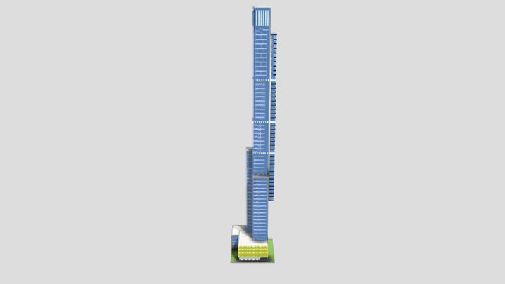 Nordstrom Tower - Landmark City 3D Model