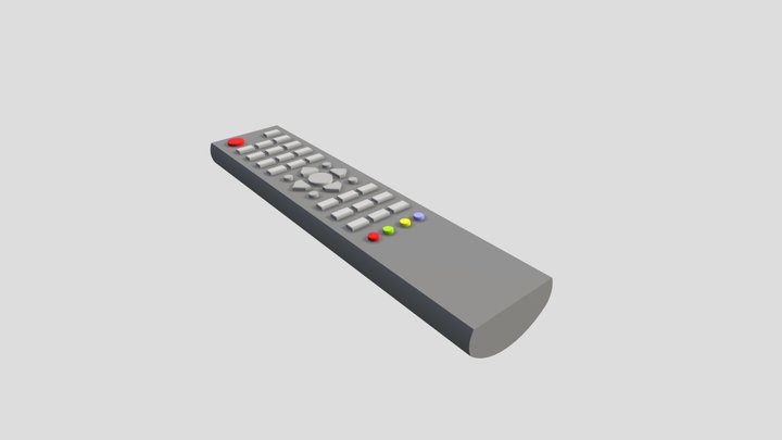 Remote Control 3D Model