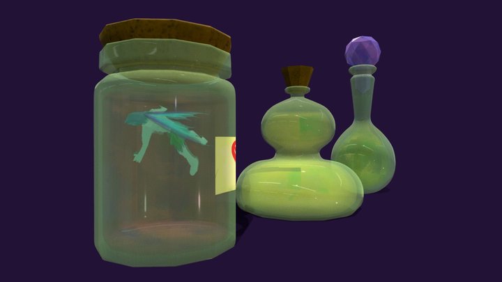 Potions 3D Model