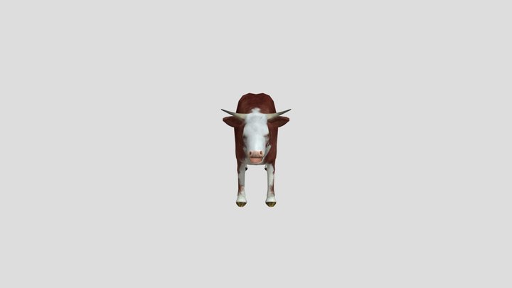 Realistic Cows, Cows, Cows 3D Model
