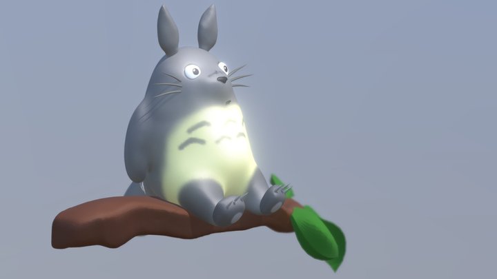 Totoro from Spirited Away - Cute Creatures 3D Model