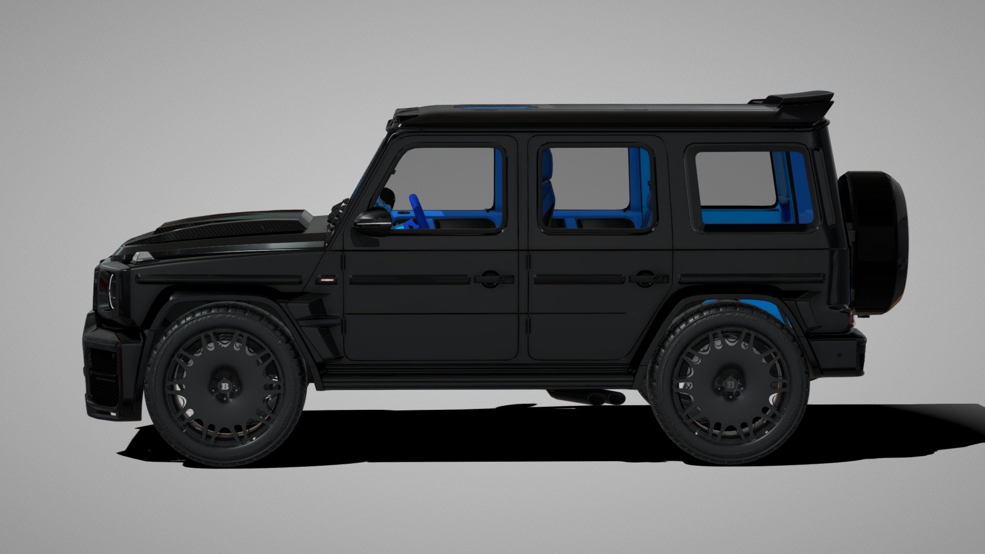 Mercedes-Benz AMG BRABUS G700 ( The Obsidian ) - Download Free 3D model ...