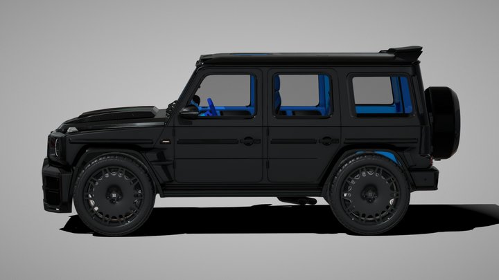 Mercedes-Benz AMG BRABUS G700 ( The Obsidian ) 3D Model