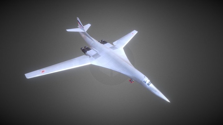 Tu160 Black Jack (by LightProduction) 3D Model