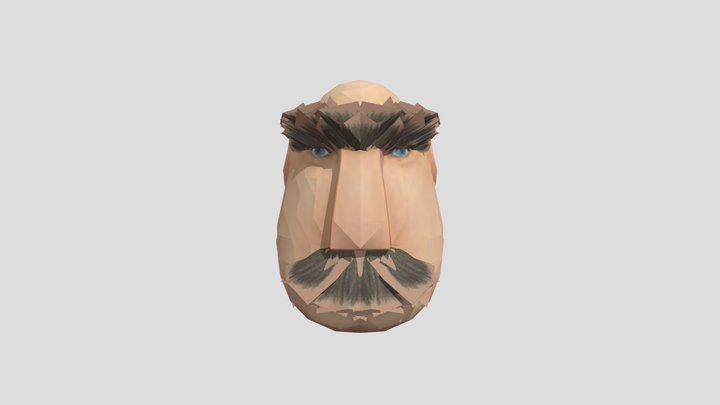 Tim Lockwood Icon Head 3D Model