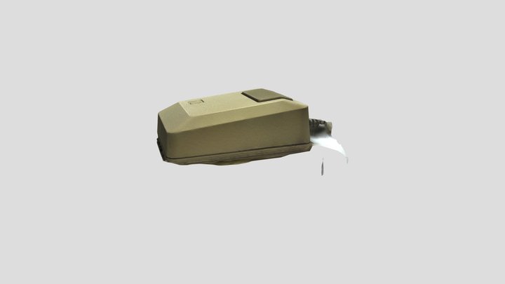 Apple Macintosh 512k Mouse 3D Model