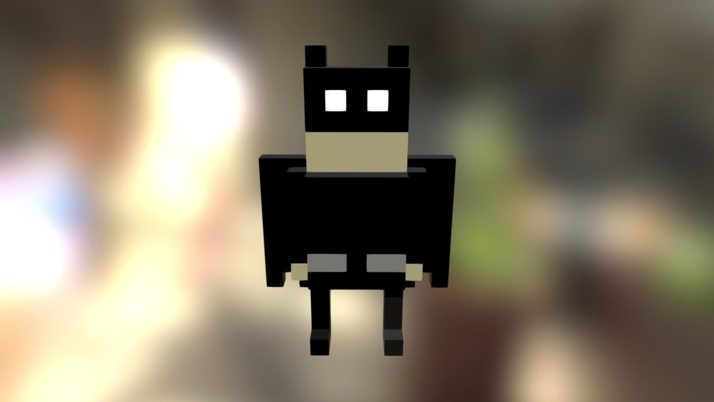 Pixel Art/Voxel Art (Batman)
