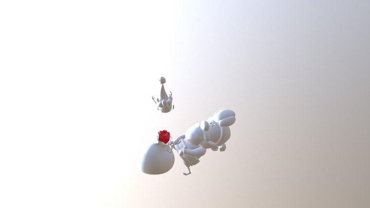 Santa Animation12 3D Model