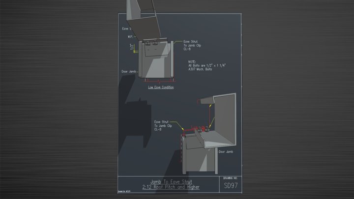 SD97 Detail Drawing 3D Model
