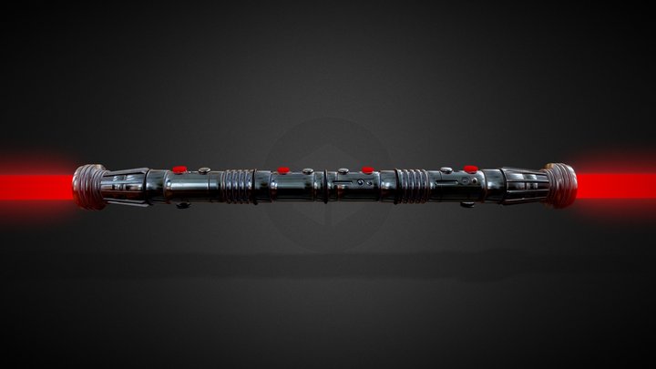 Darth Maul Light Saber 3D Model