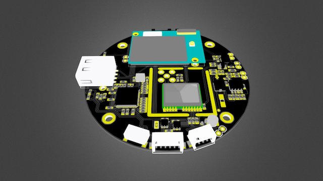 Drotek GPS RTK Lite 3D Model