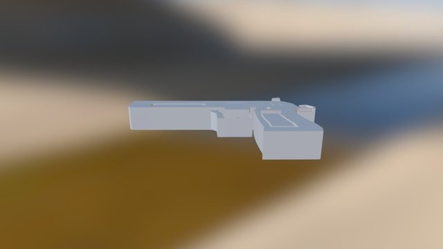 Gun Animation 3D Model
