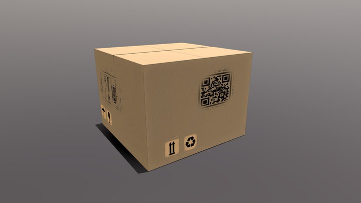 Box 400X400X300 3D Model