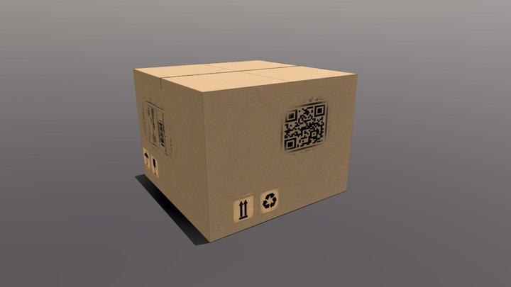 Box 400X400X300 3D Model