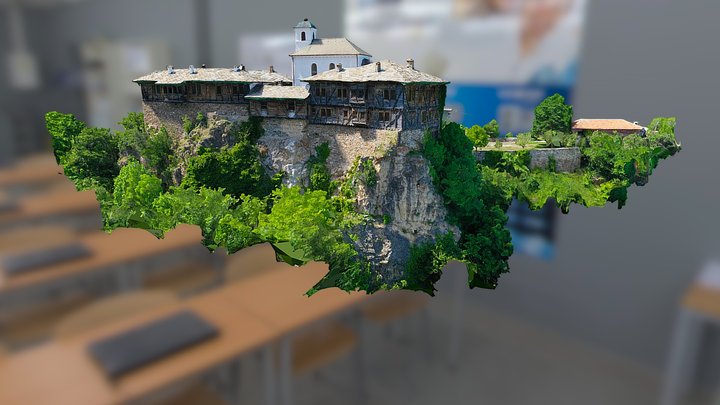 Гложенският манастир „Свети Георги Победоносец“ 3D Model