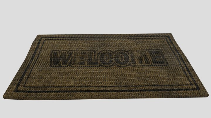 Welcome Carpet 3D Model
