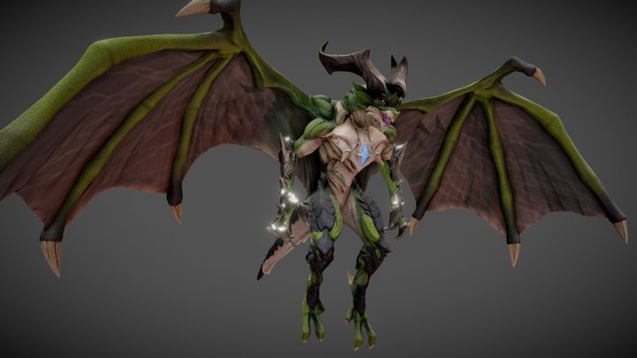 Hyper Dragon 3D Model