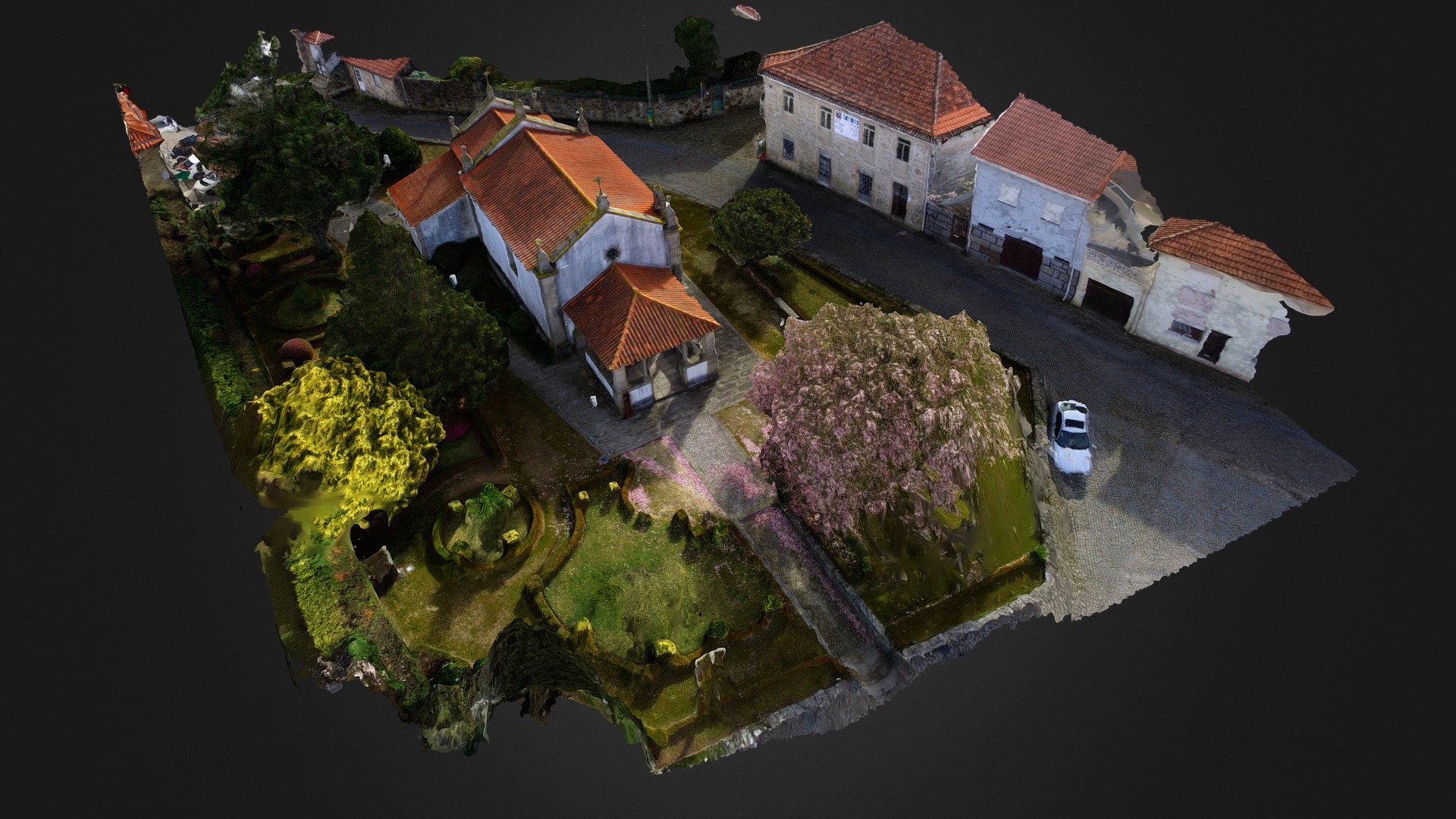 3D Sra da Graça Chapel by Drone