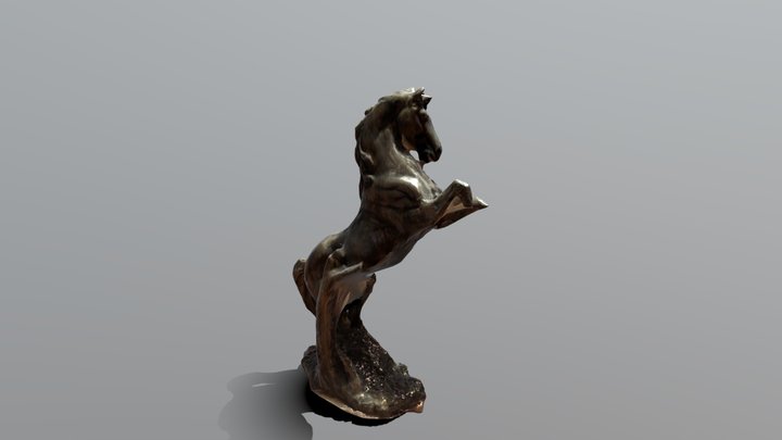 Cheap horse sculpture 3D Model