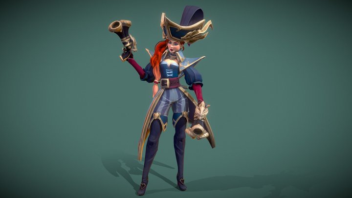 Captain Fortune 3D Model