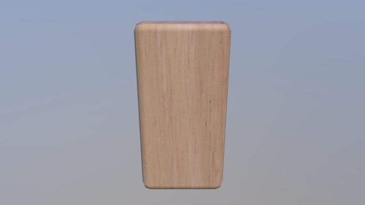 Wood Block 3D Model