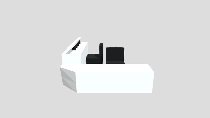 Front desk 3D Model