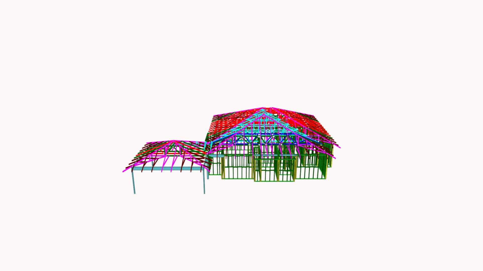 T9443 Truss Layout 3D