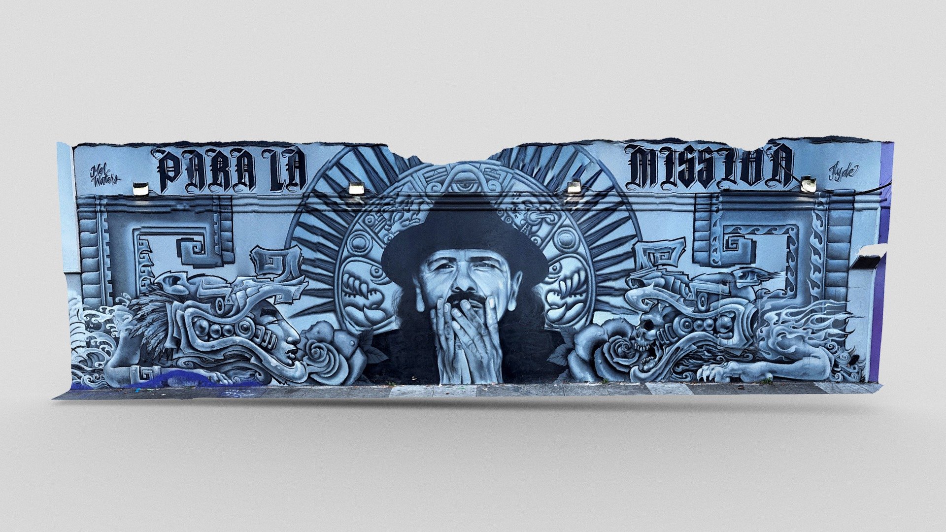 SF mural - Carlos Santana, "For The Mission"