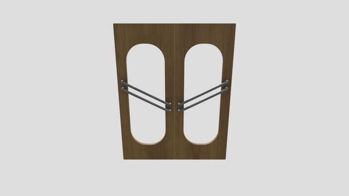 Diner Door 3D Model