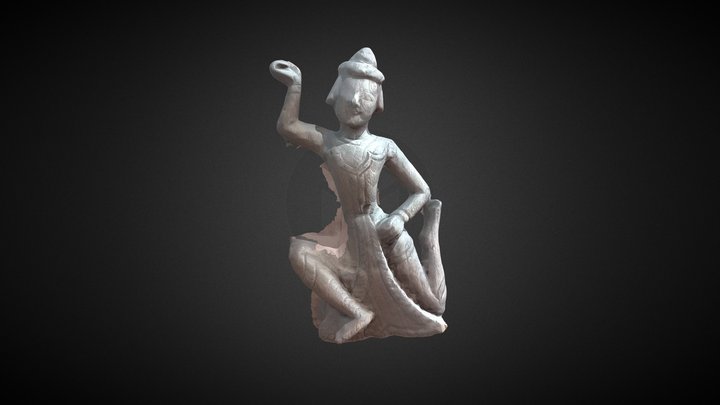 Ancient Doll - ZawGyi Spirit of ShweNandaw Mone. 3D Model