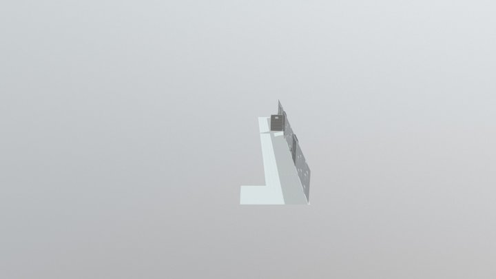 Castle Interior Wall Piece 3D Model